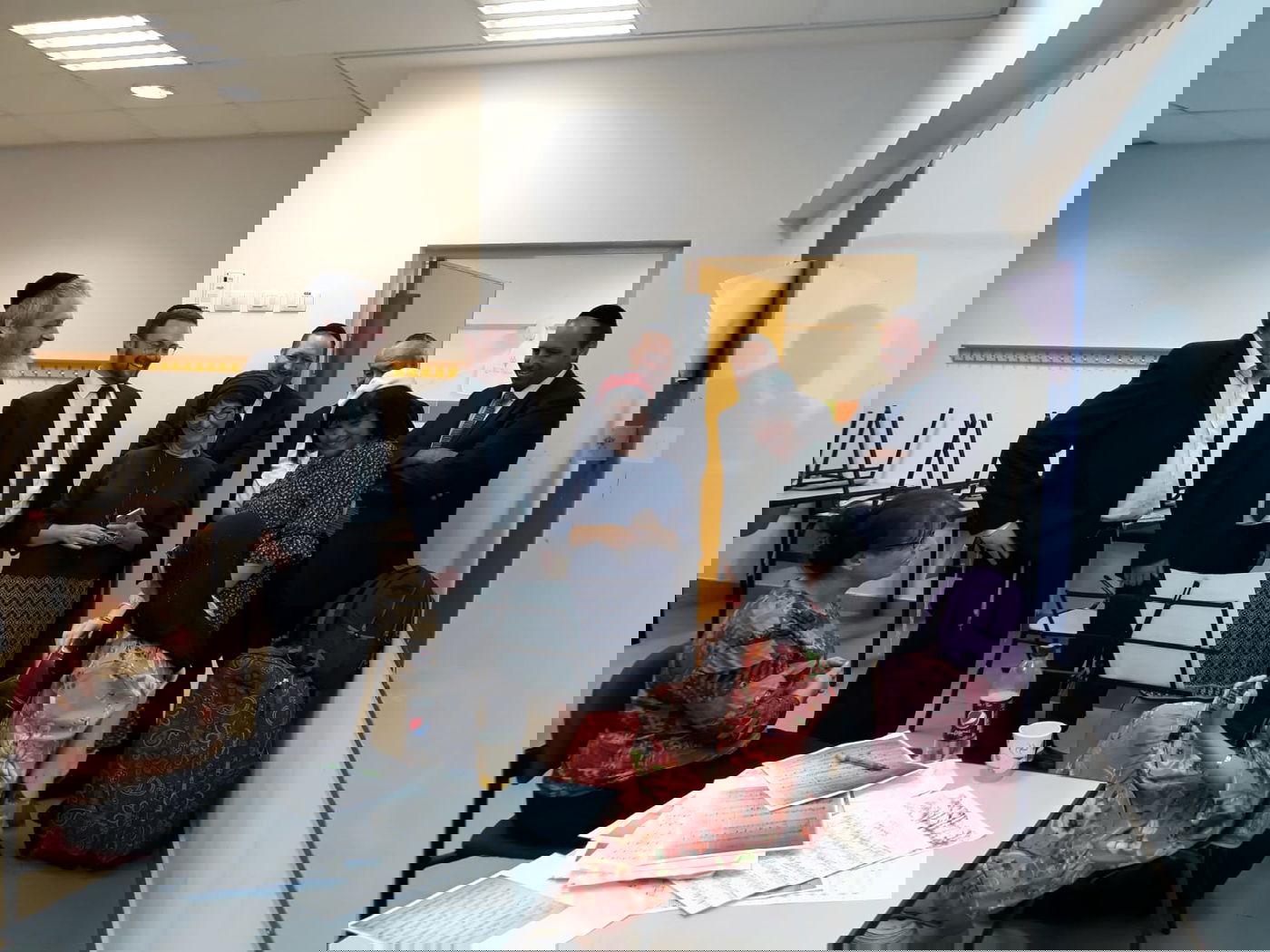 במהלך הסיור בקונסרבטוריון