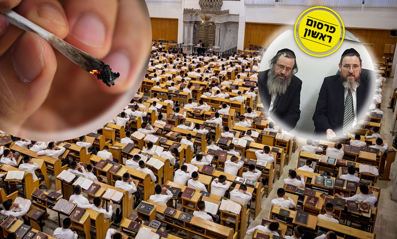 ראשי ישיבת חברון הגר"ד כהן והגר"י חברוני