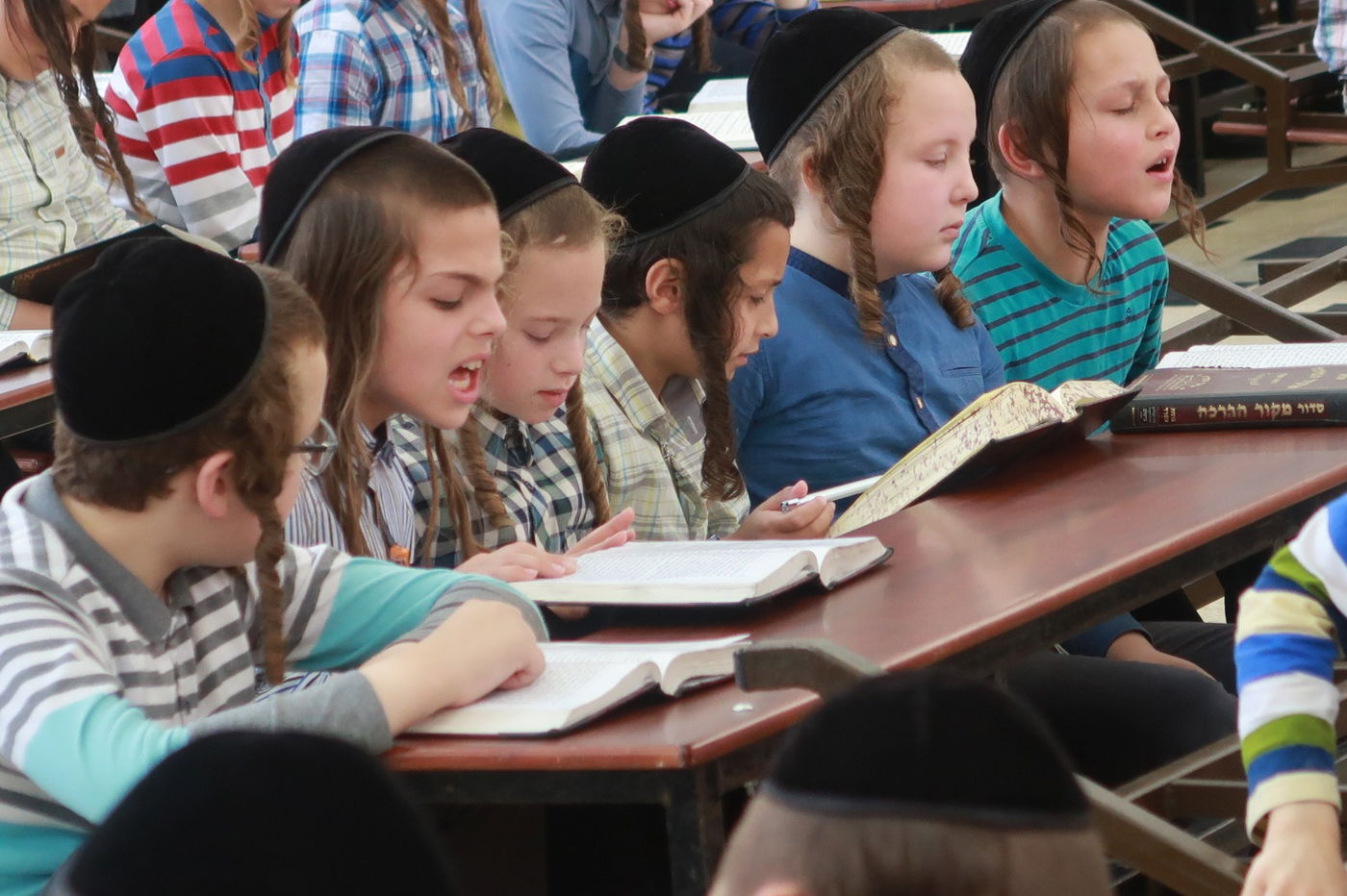 ילדי מאה שערים מבכים את חורבן בית המקדש. צפו