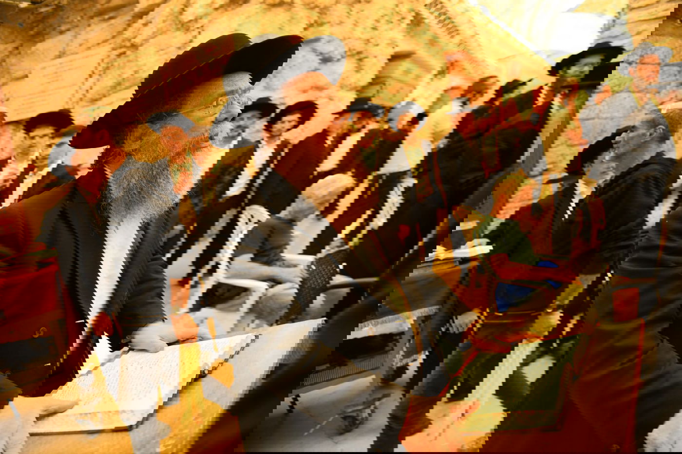 צאת הצום ברחבת הכותל המערבי • גלריה