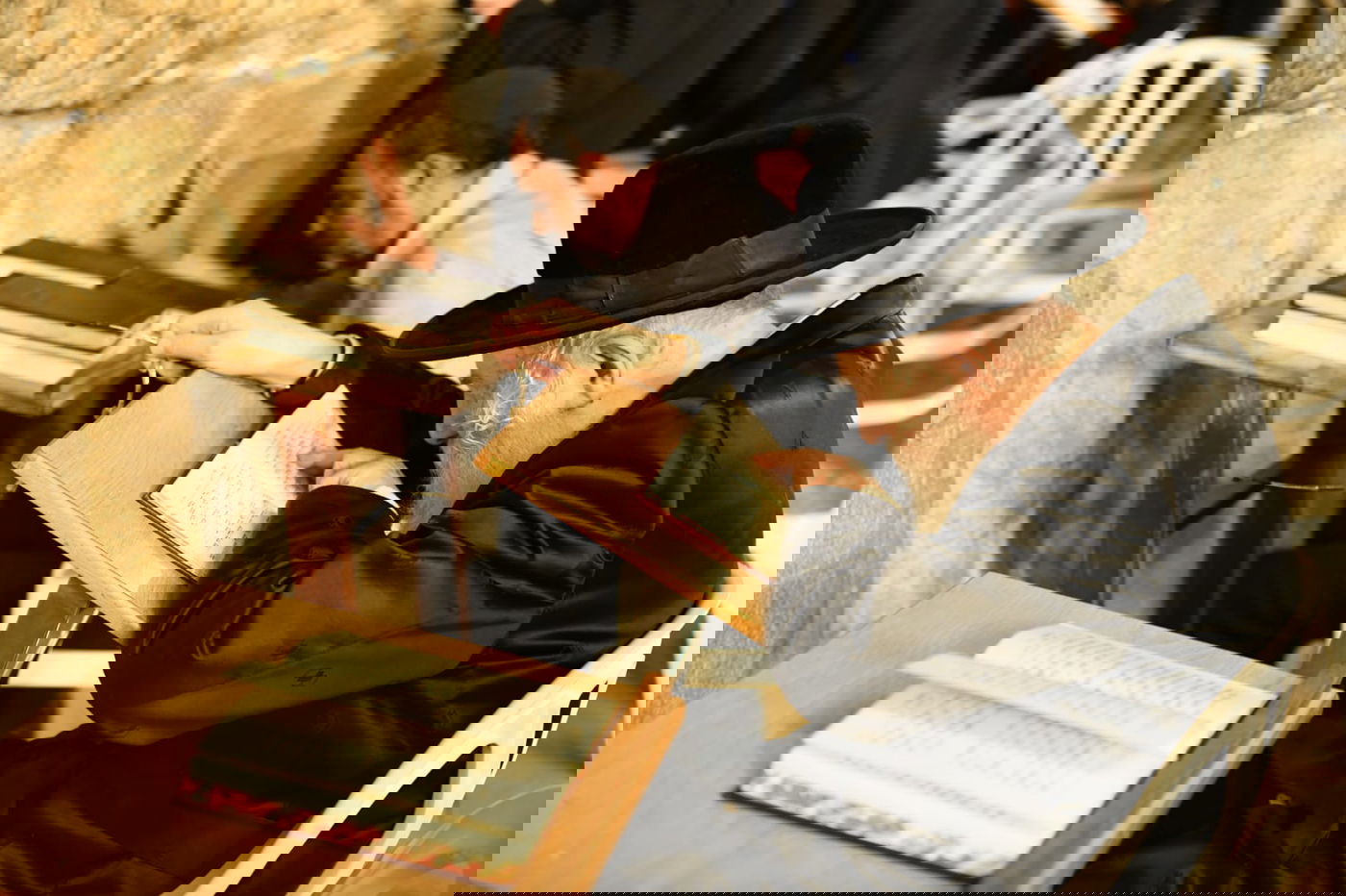 צאת הצום ברחבת הכותל המערבי • גלריה