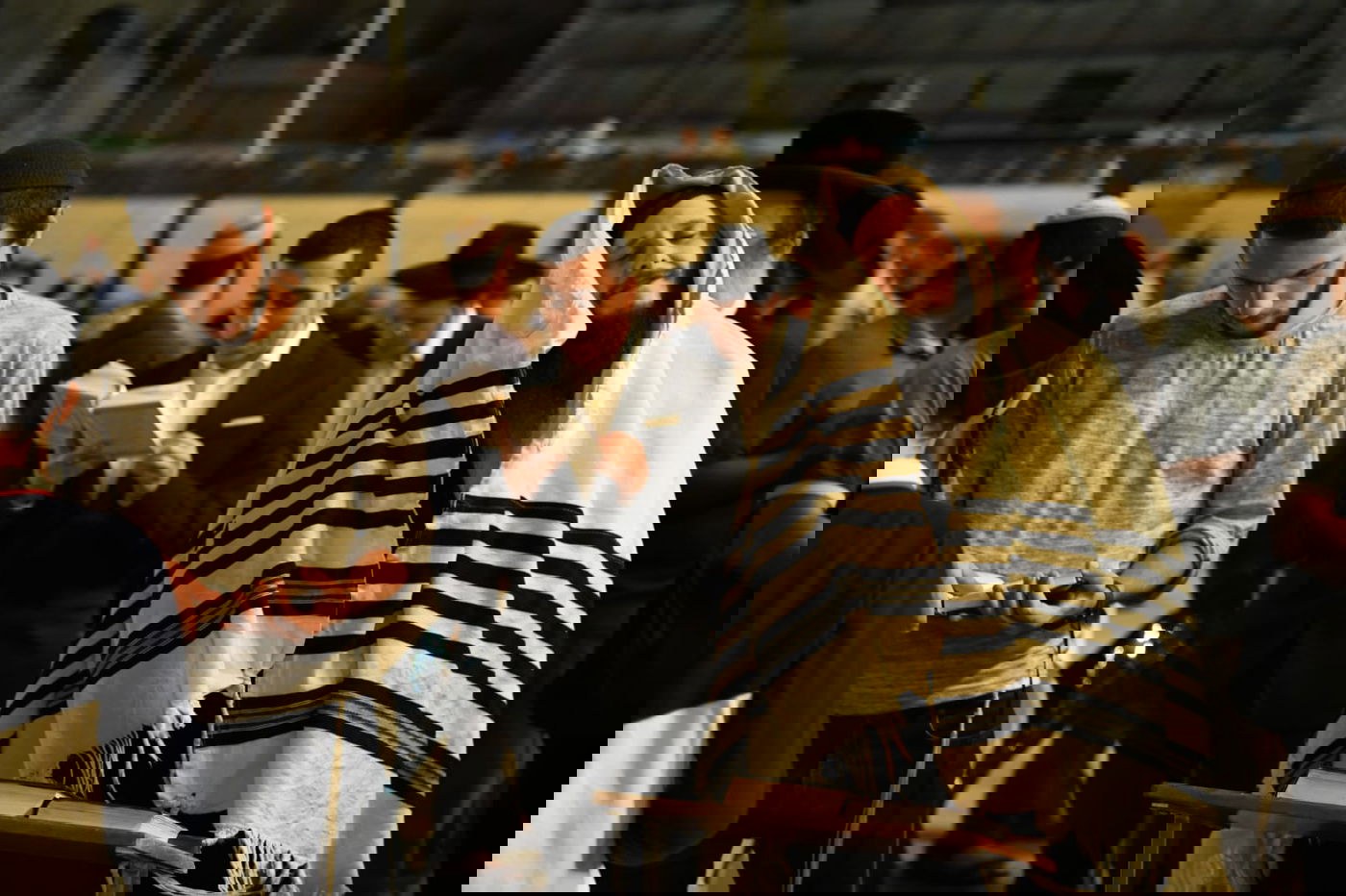 צאת הצום ברחבת הכותל המערבי • גלריה