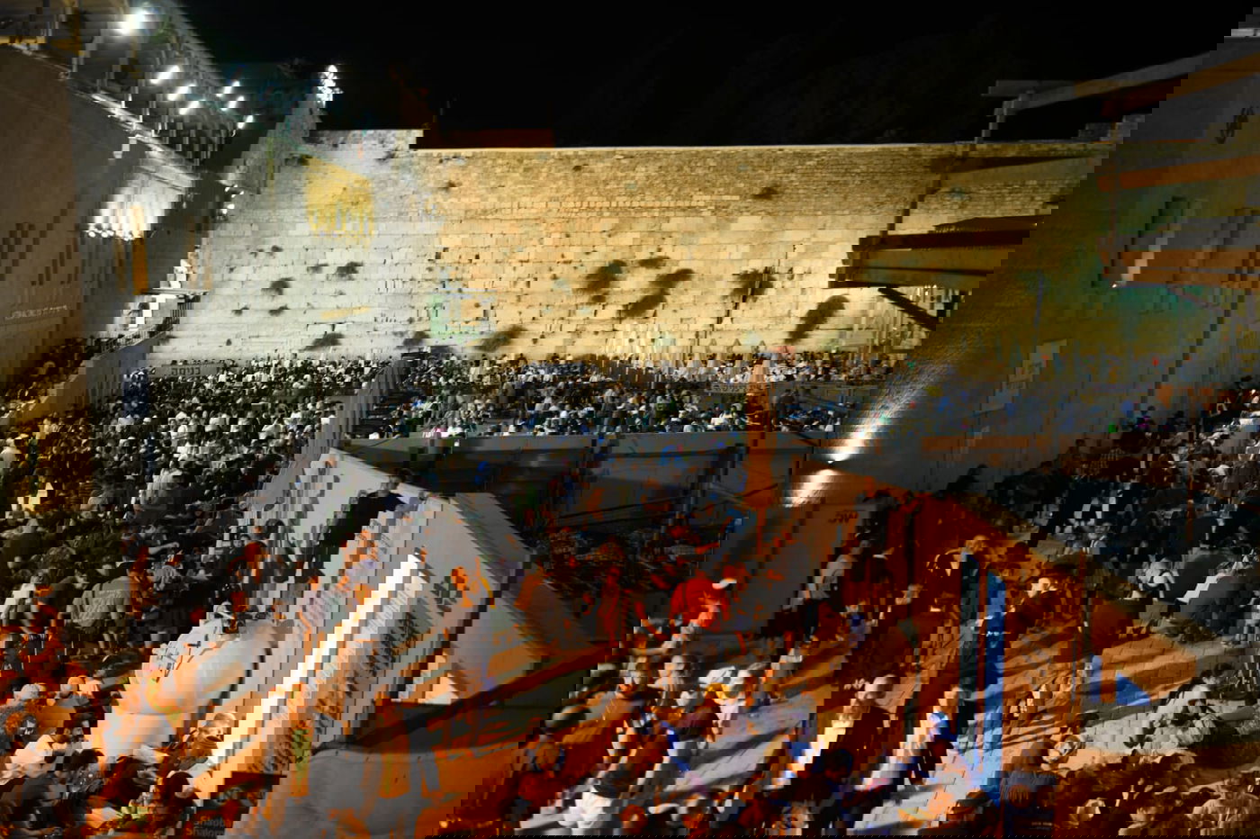 צאת הצום ברחבת הכותל המערבי • גלריה