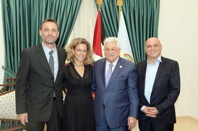 נועה רוטמן וח"כ פריג' נפגשו עם אבו מאזן; "מנהיג מודאג"