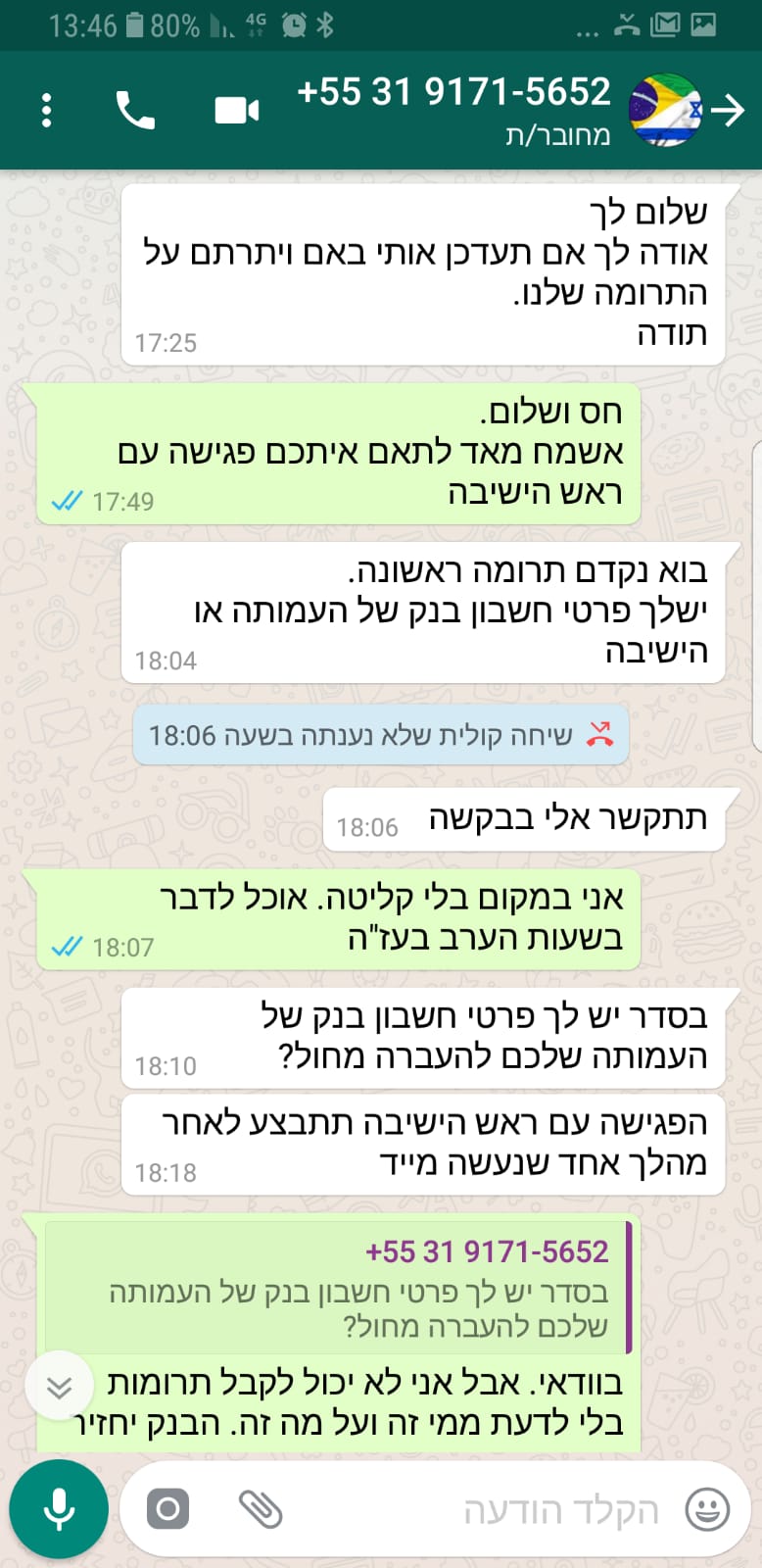 לא מפחד מכלום? הנוכל ממשיך לעקוץ מנהלי המוסדות
