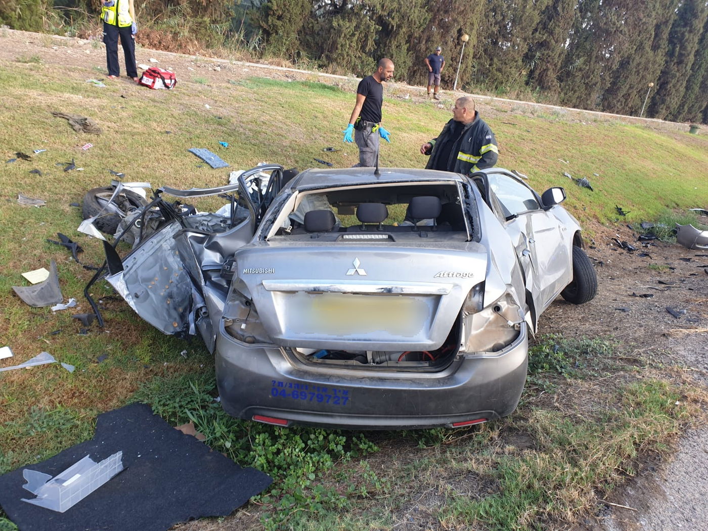 זירת התאונה, הבוקר