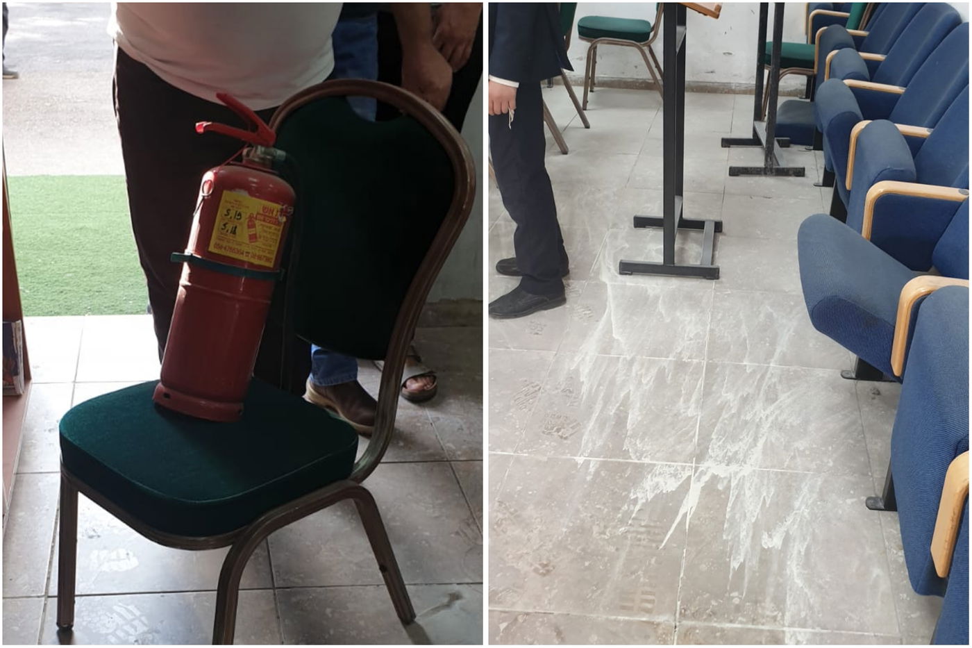 המתפללים נדהמו: פוגרום בבית הכנסת