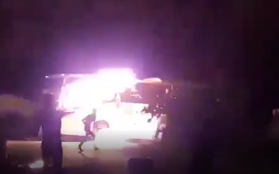 צילום ערבי: בקת"ב על מתפללים בקבר יוסף