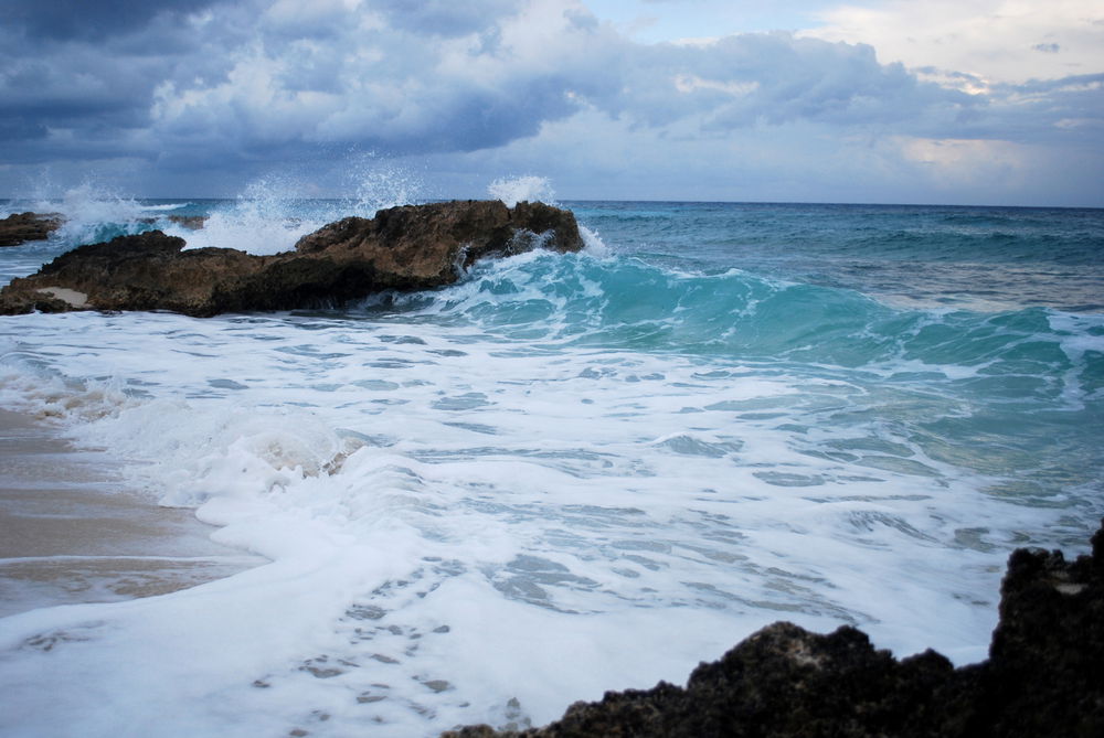 חוף סוער בקוזומל, מקסיקו