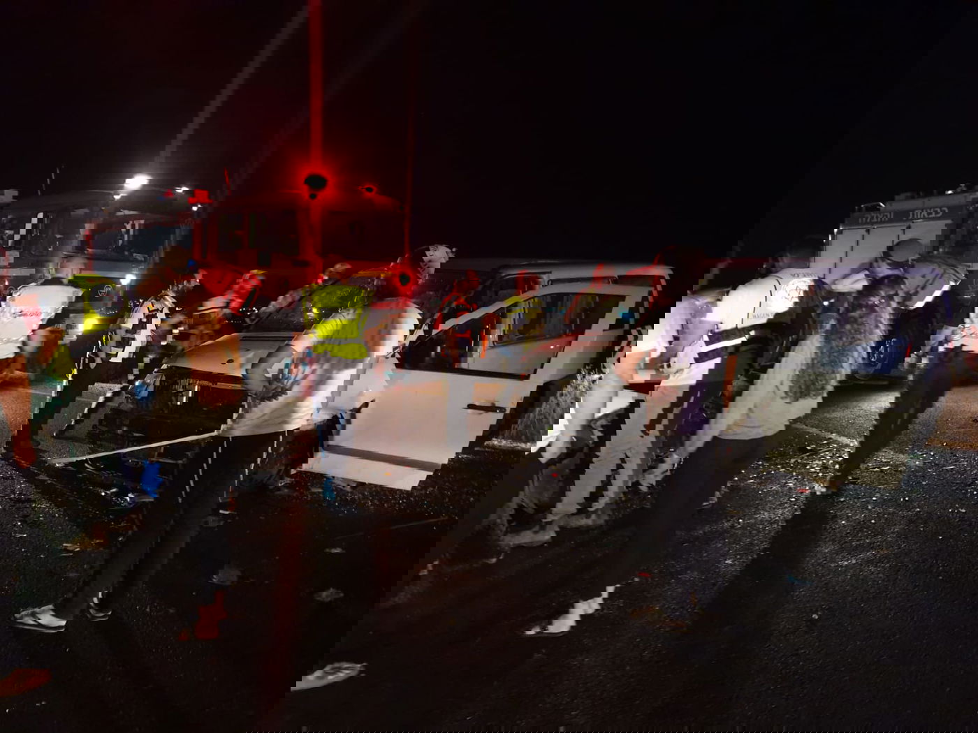 זירת התאונה