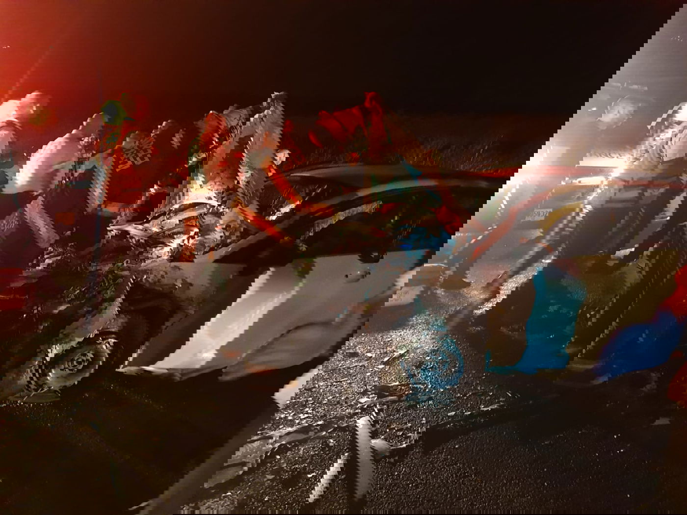 תאונה קשה בדרך מצפת למירון: 11 נפגעים, ביניהם חתן