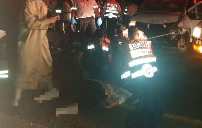 זירת התאונה, אמש