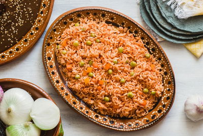 אורז אדום בסגנון מקסיקני