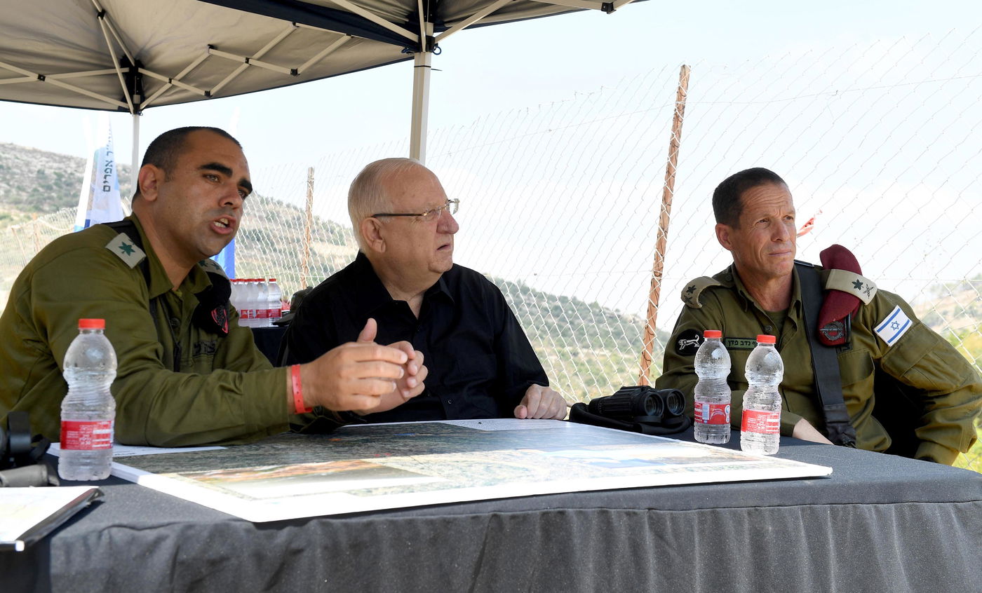 הנשיא ריבלין בזירת הפיגוע: "דריכות ומוכנות ללא פשרות". צפו