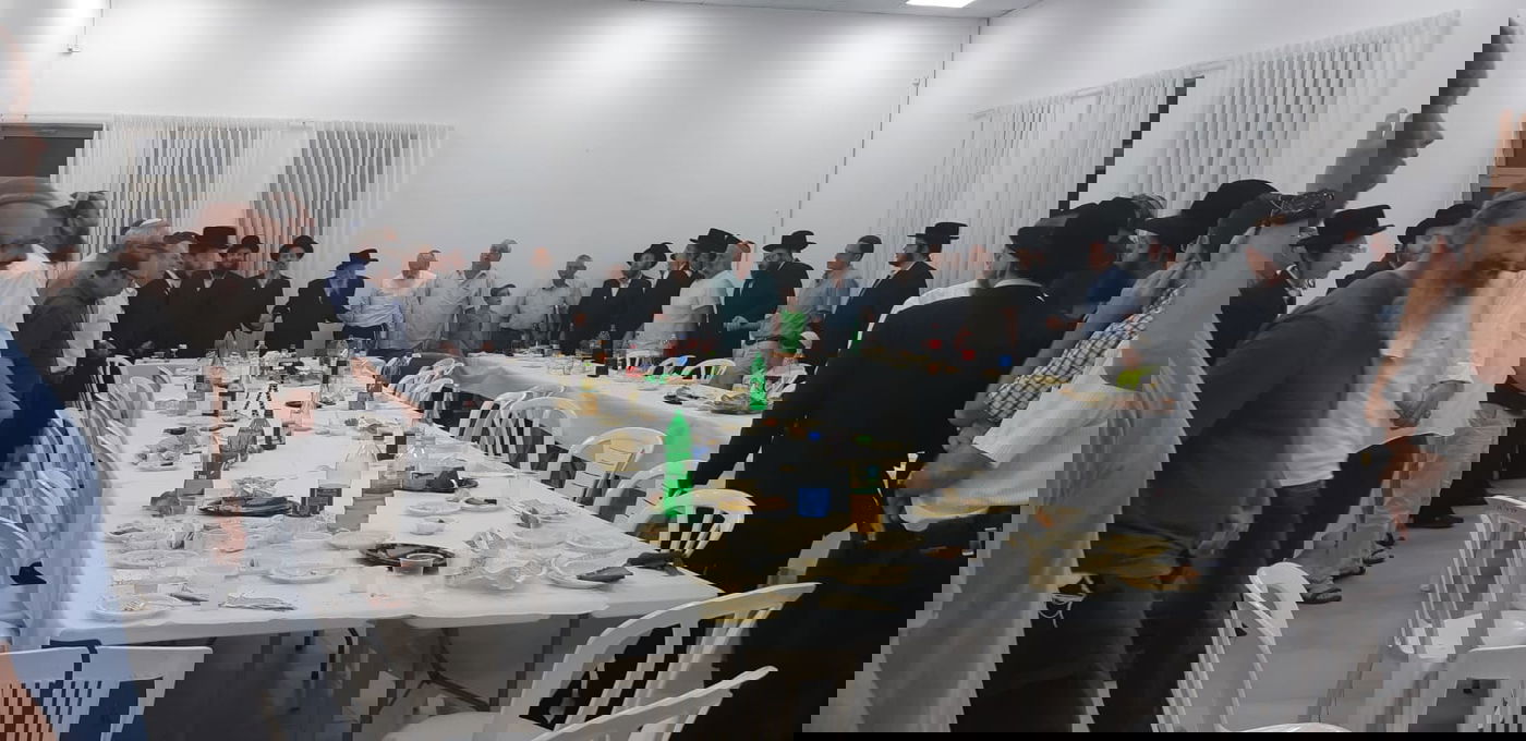 האדמו"ר מקאפיטשניץ חיזק את תושבי היישוב דולב