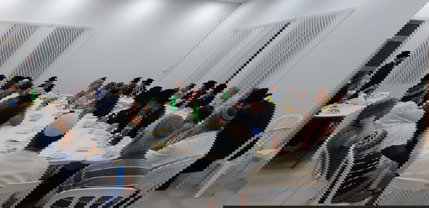 האדמו"ר מקאפיטשניץ חיזק את תושבי היישוב דולב