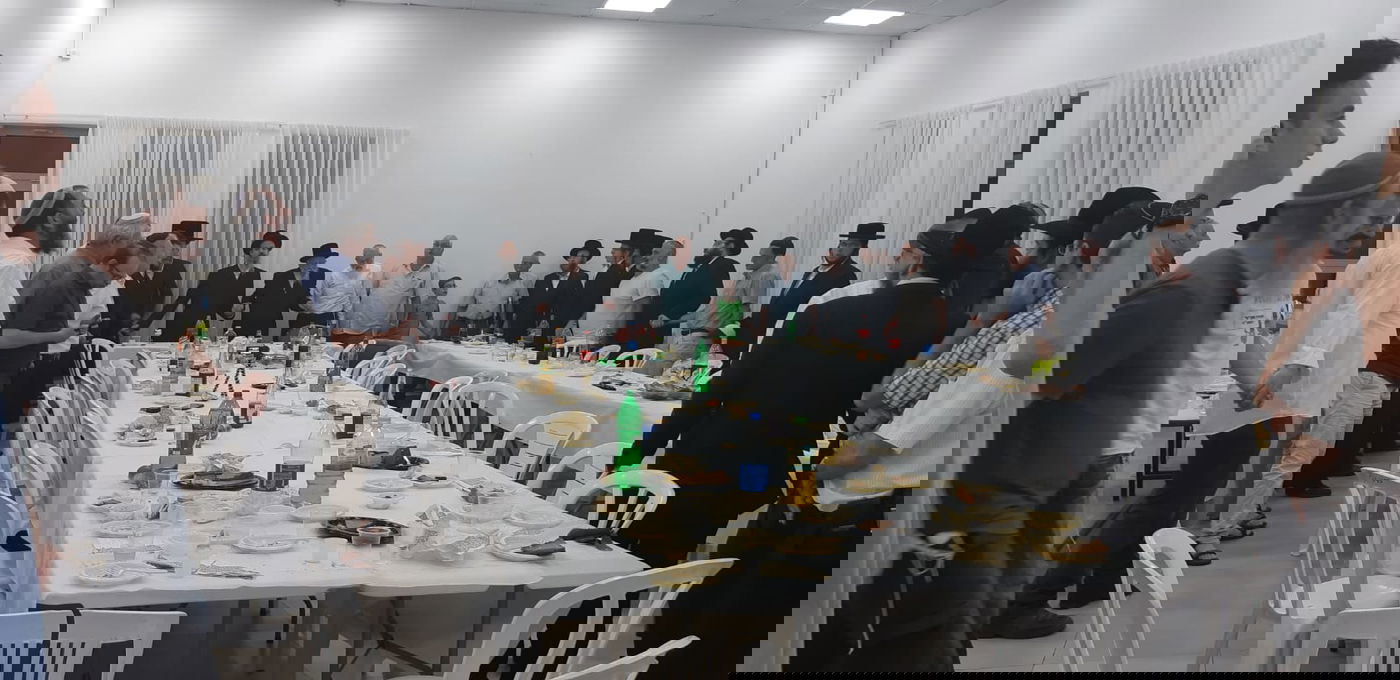 האדמו"ר מקאפיטשניץ חיזק את תושבי היישוב דולב