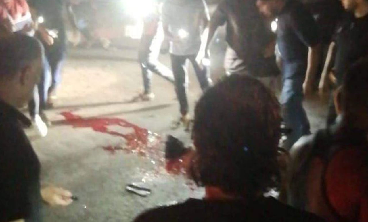 אחת מזירות הפיגועים בעזה