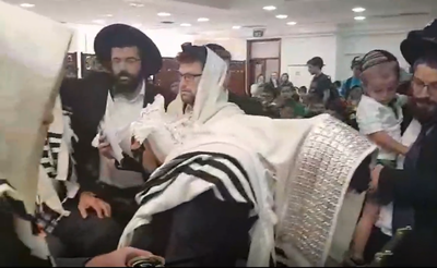 הברית שהפכה למסיבה: כך הופתעו הילדים