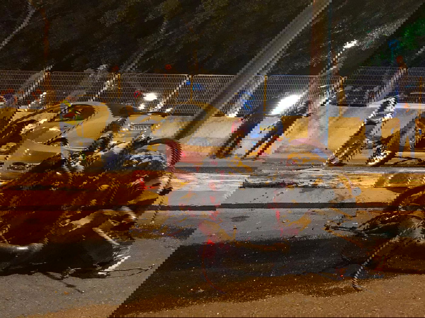 זירת התאונה, הלילה