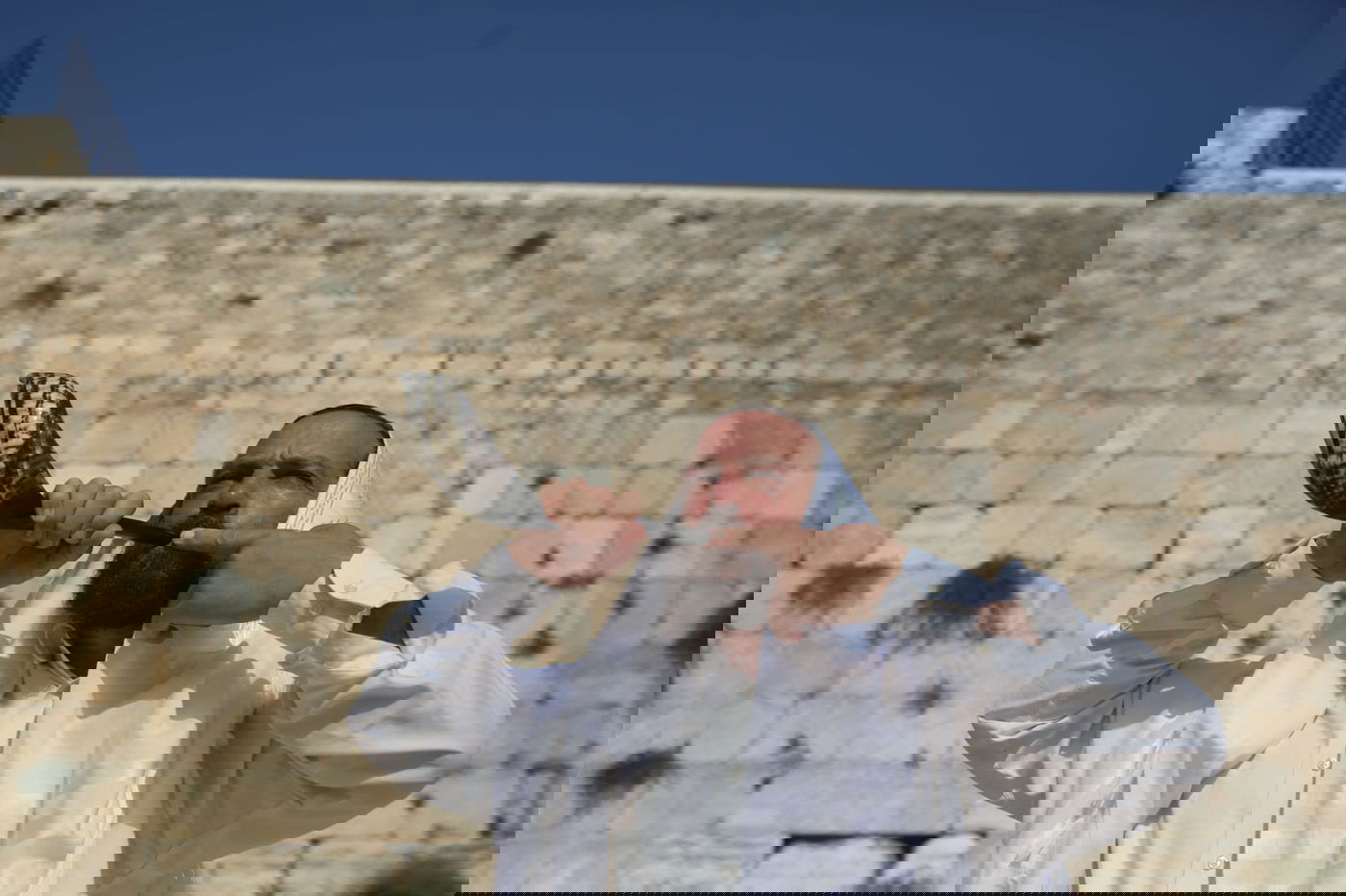 אלול: בכותל המערבי תקעו בשופר • תיעוד