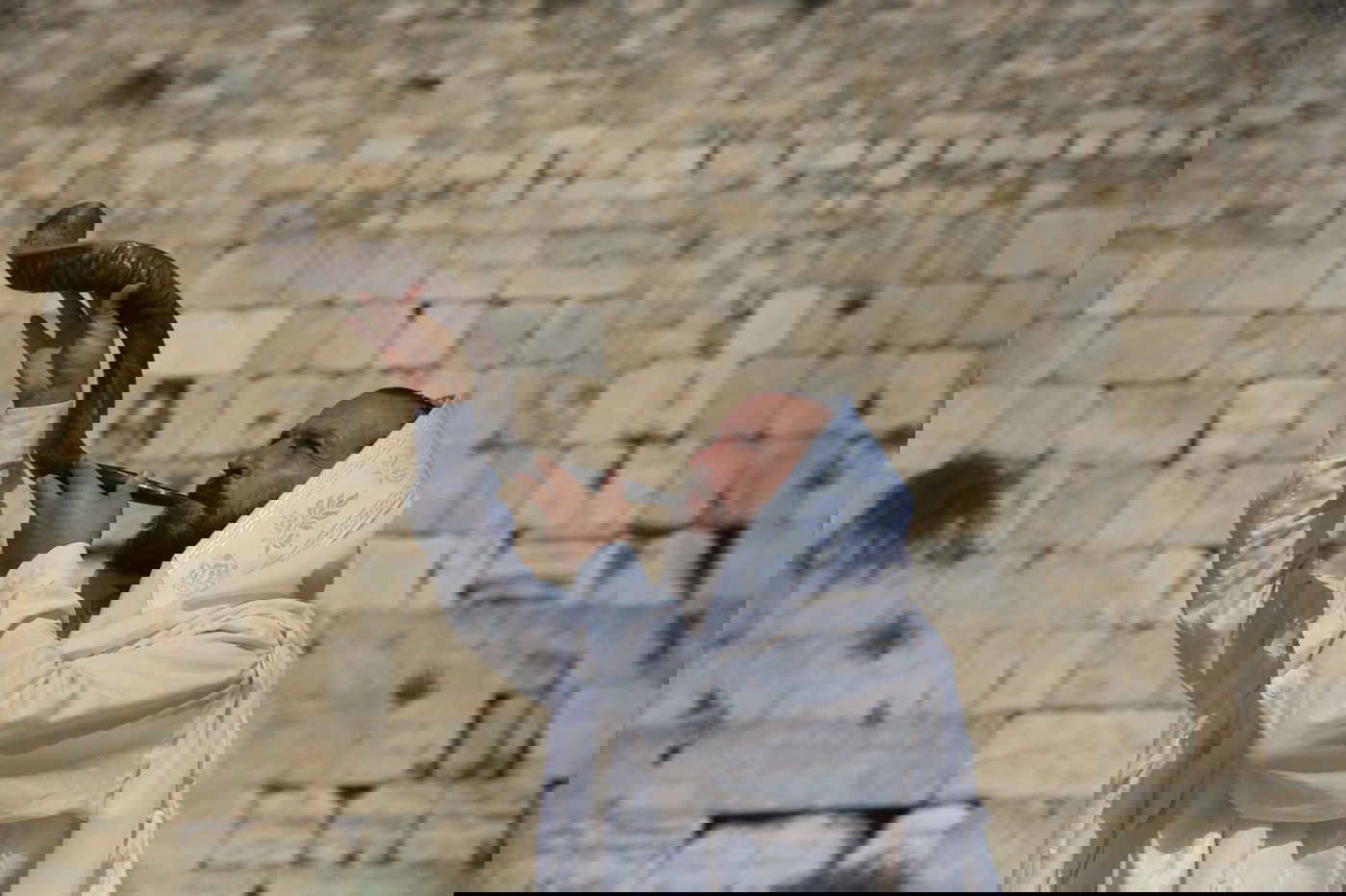 אלול: בכותל המערבי תקעו בשופר • תיעוד