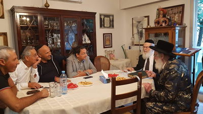 הנגיד, עם האדמו"ר מוויז'ניץ