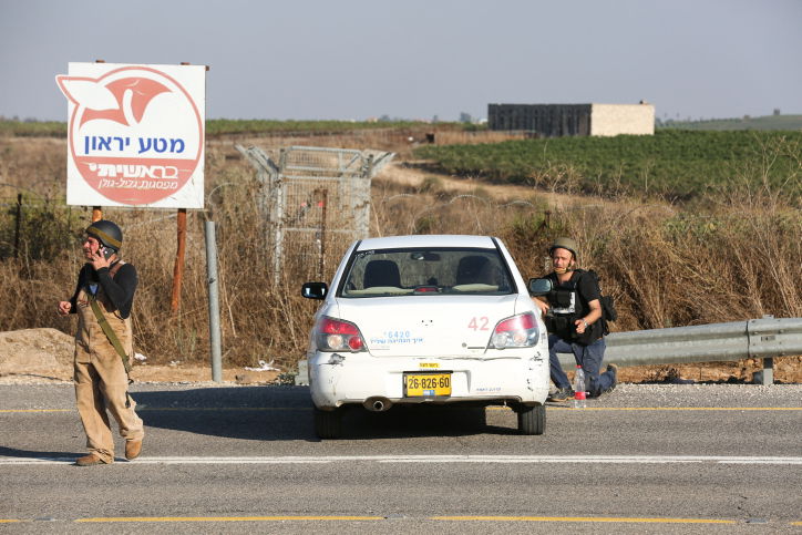 ליד קיבוץ יראון אתמול