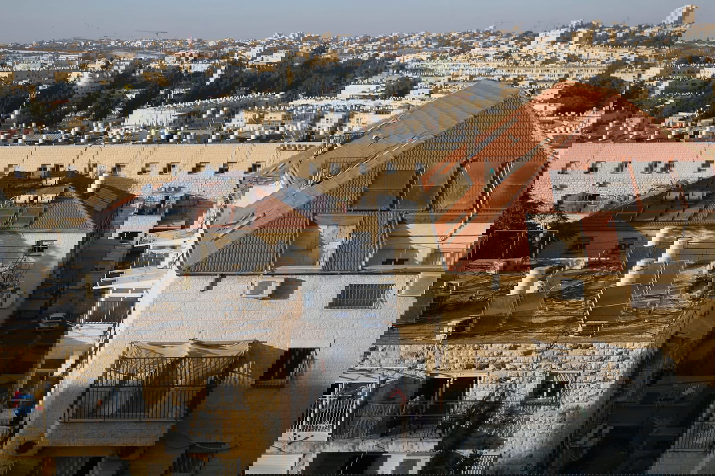 צפו: מבט מלמעלה על השכונות בירושלים