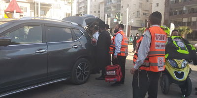 זירת האירוע בבני ברק