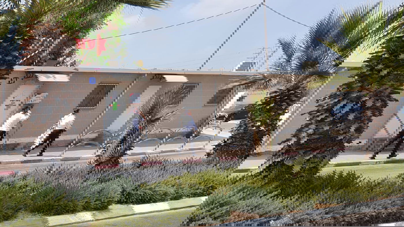 שריפת קוצים ליד מודיעין עילית; גן ילדים - פונה