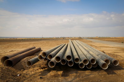 קווי המים שיבנו לעזה ליד קיבוץ נירים