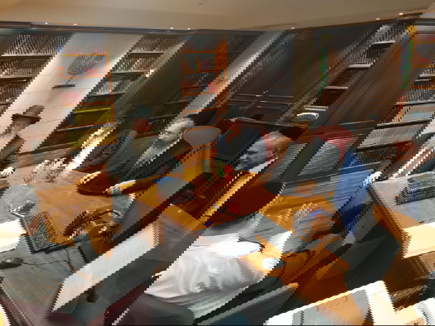 הרב משה יוסף ביקר במעונו של הגר"ד יוסף