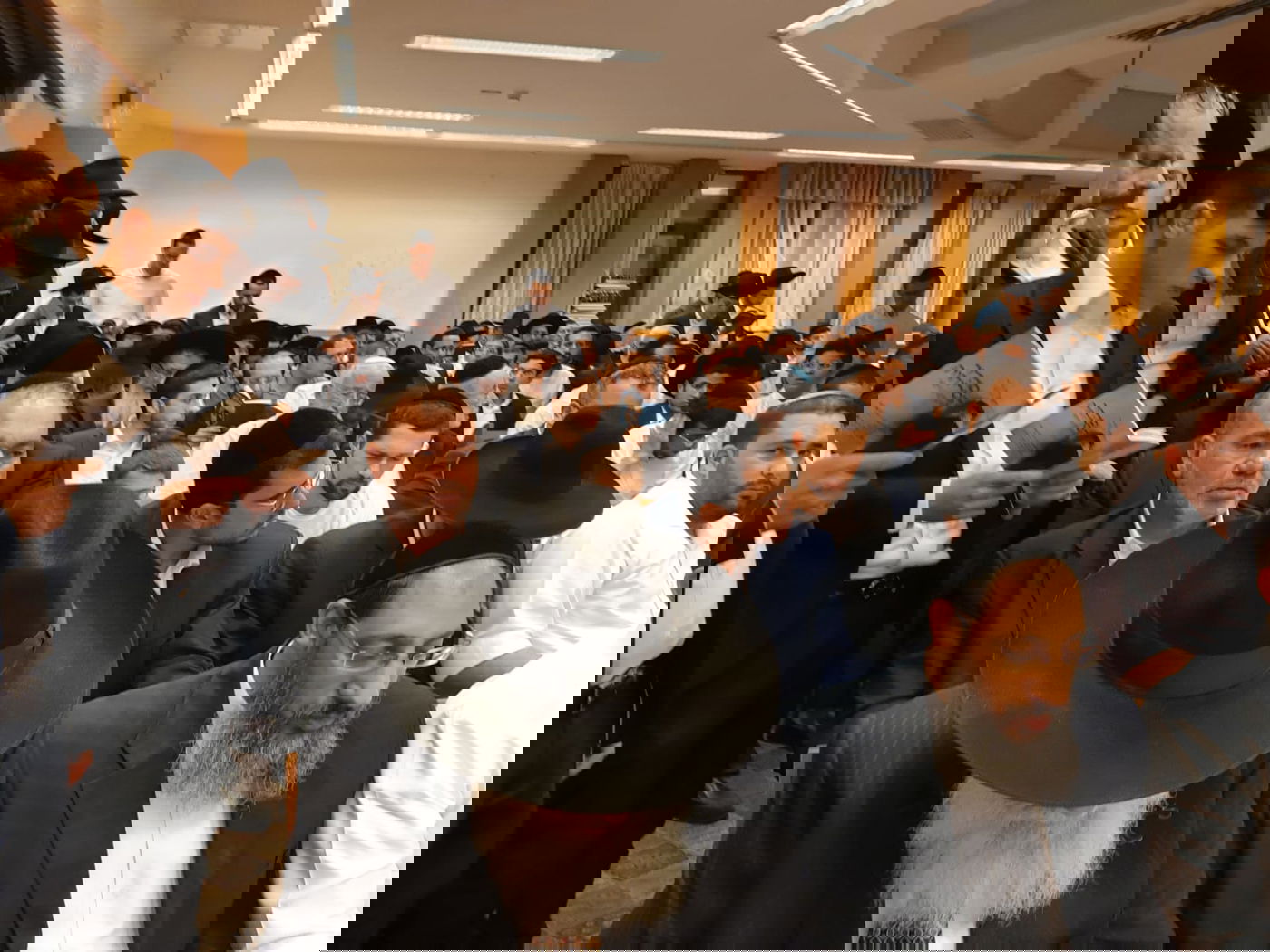 הסליחות בראשות הראשל"צ ו'חבר המועצת'