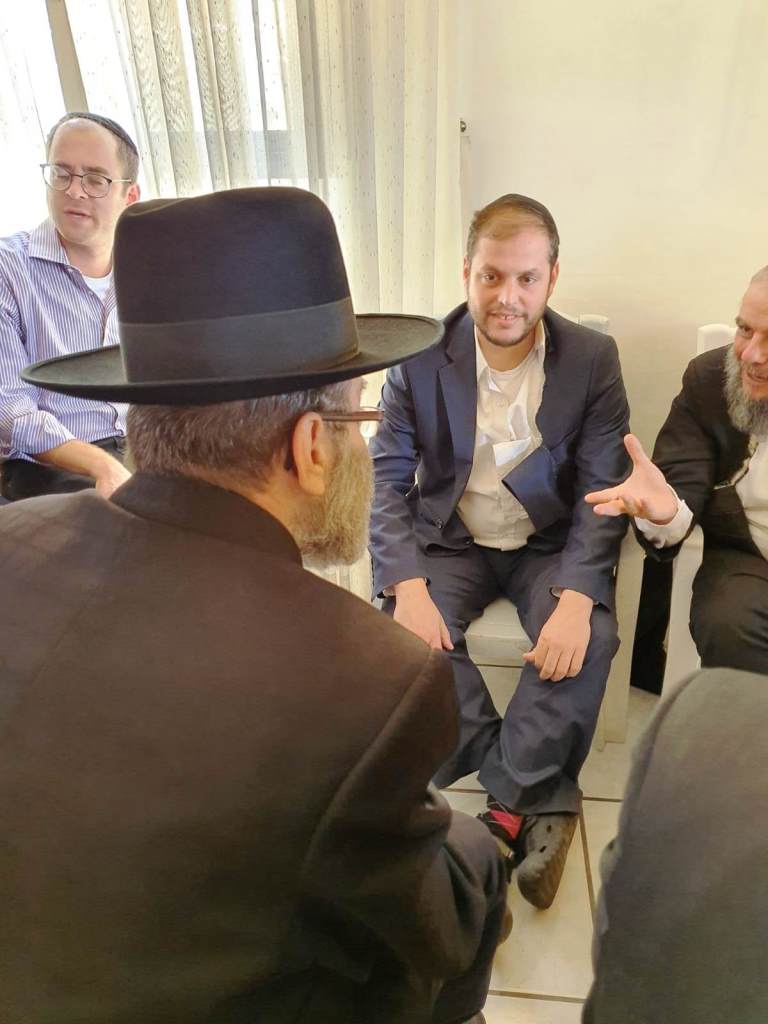 גדולי ישראל בניחום אבלים אצל הגר"י ברייטקופף