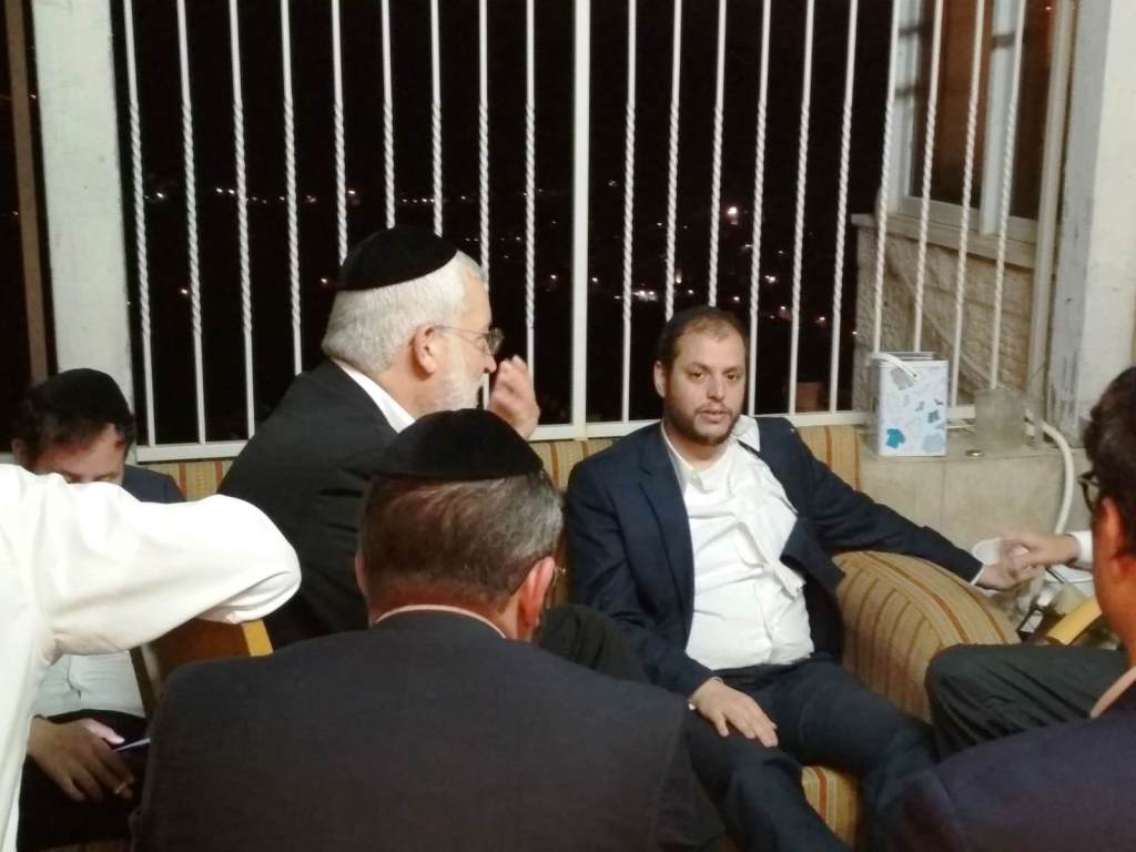 גדולי ישראל בניחום אבלים אצל הגר"י ברייטקופף