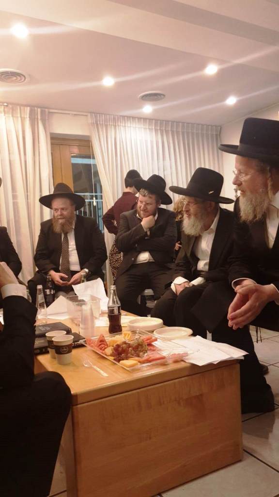 גדולי ישראל בניחום אבלים אצל הגר"י ברייטקופף