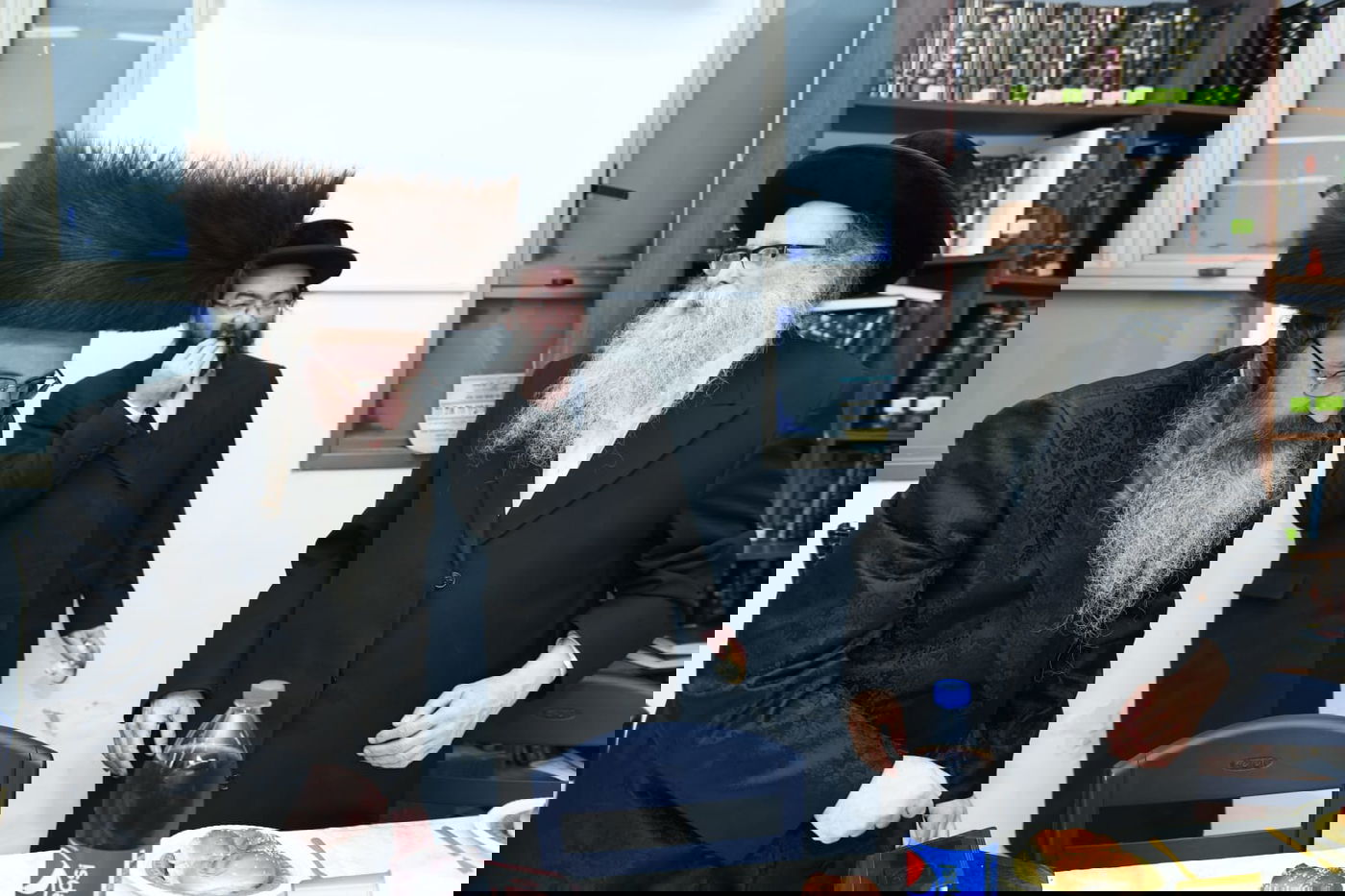 שמחת השבע ברכות לבנו של האדמו"ר מזוטשקא אמסנא