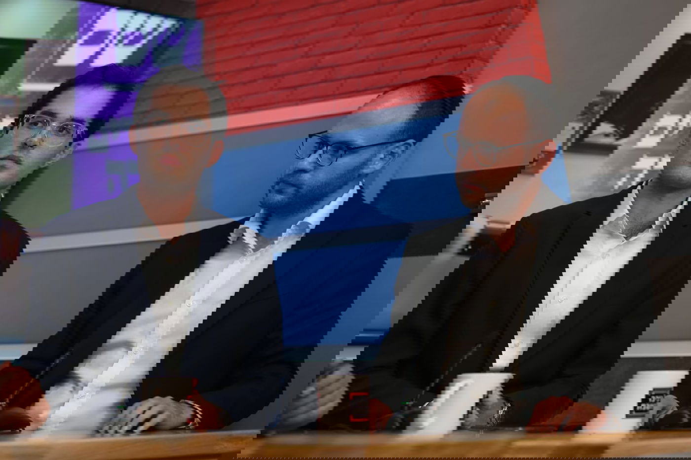 תיעוד ענק: כך נראה משדר ערב הבחירות ב'אולפן כיכר'