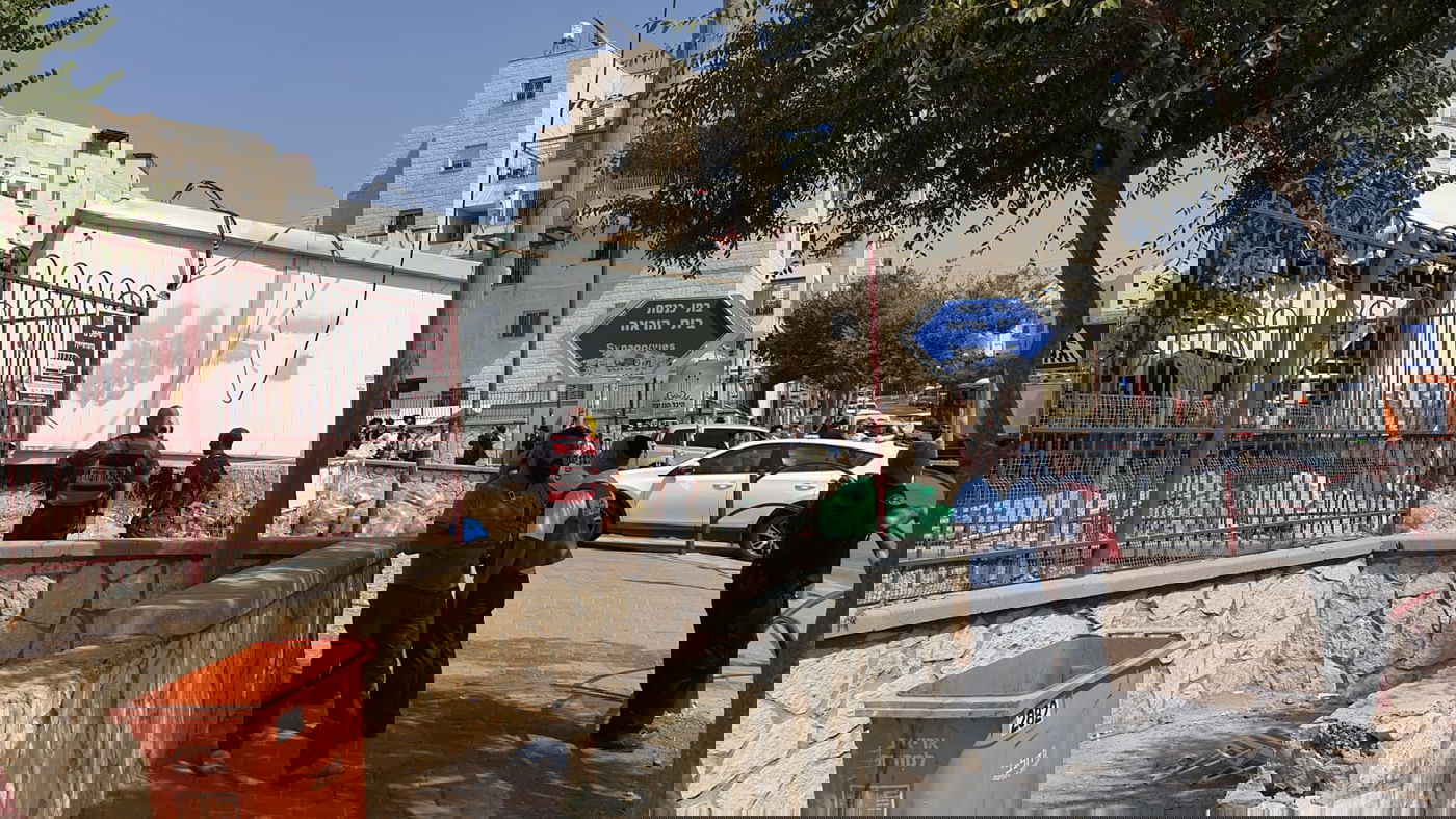 משאית התנגשה בחיידר, פעוט נפצע בינוני