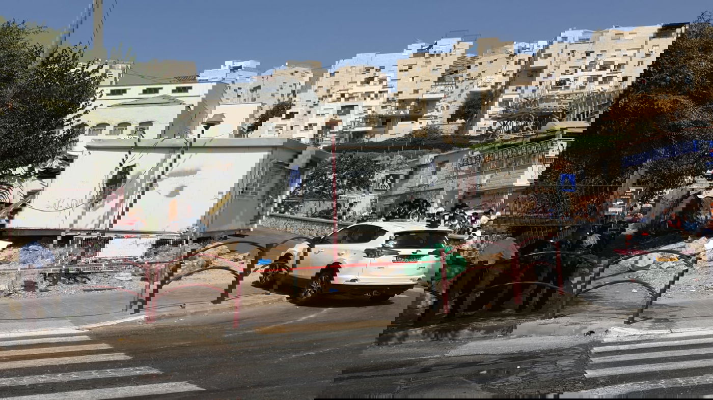 משאית התנגשה בחיידר, פעוט נפצע בינוני