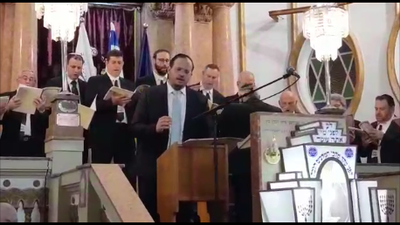 "מזמור שיר חנוכת הבית": בפ"ת חגגו את שיפוץ ביה"כ הגדול