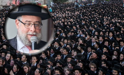 הרב פנחס גולדשמידט על רקע העצרת של 'יהדות התורה'