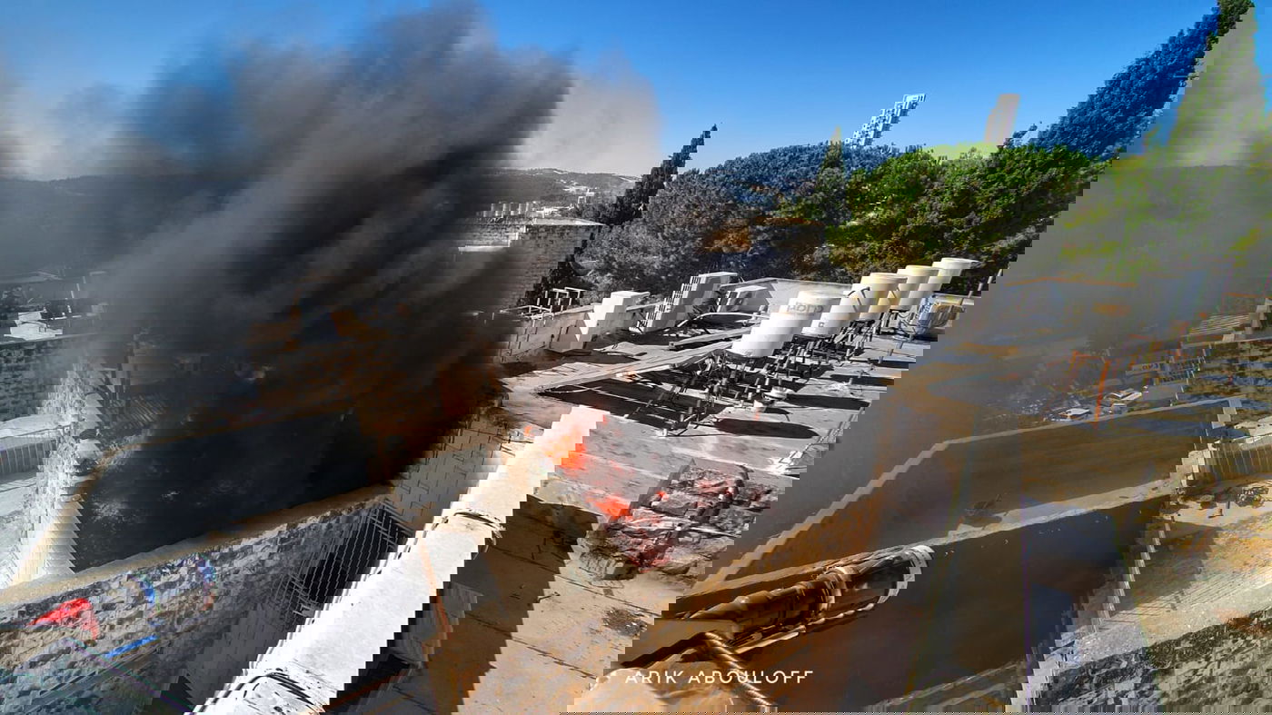 תיעוד דרמטי: כך נמנעה שריפת בנין בירושלים