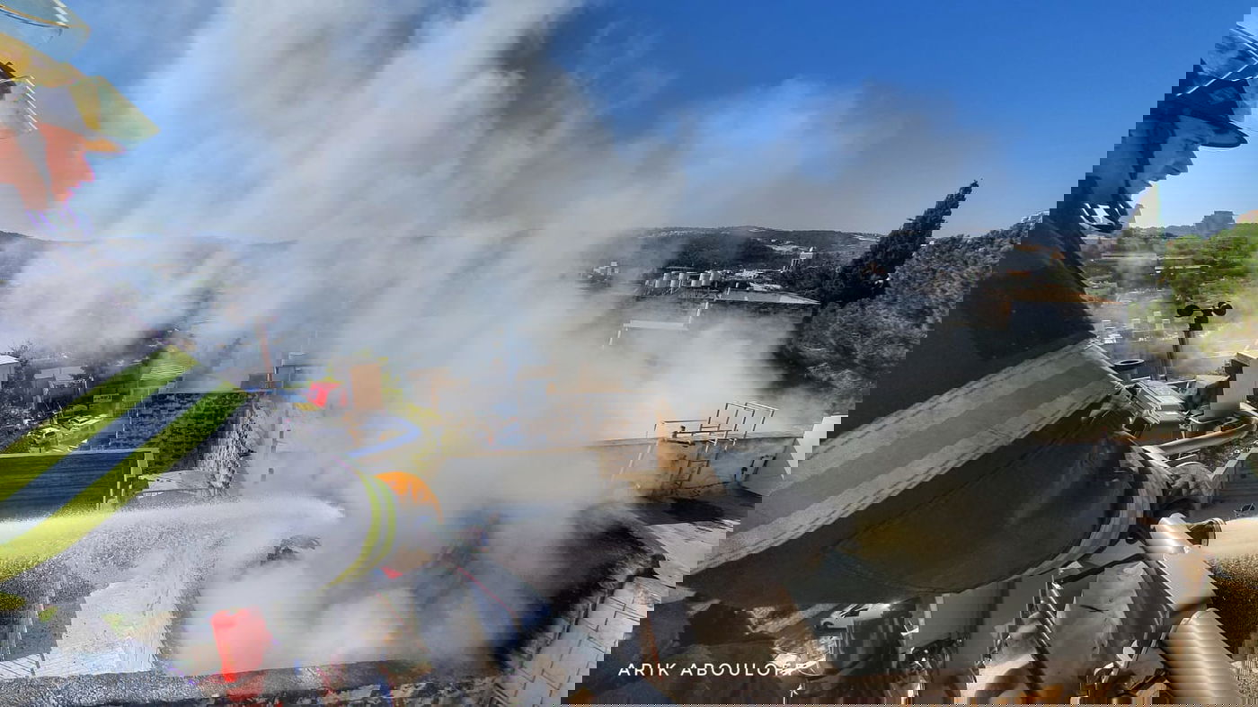 תיעוד דרמטי: כך נמנעה שריפת בנין בירושלים