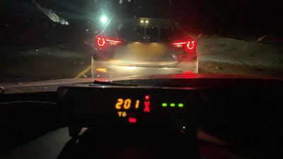 בכבישי הדרום: נתפס נהג במהירות 201 קמ"ש