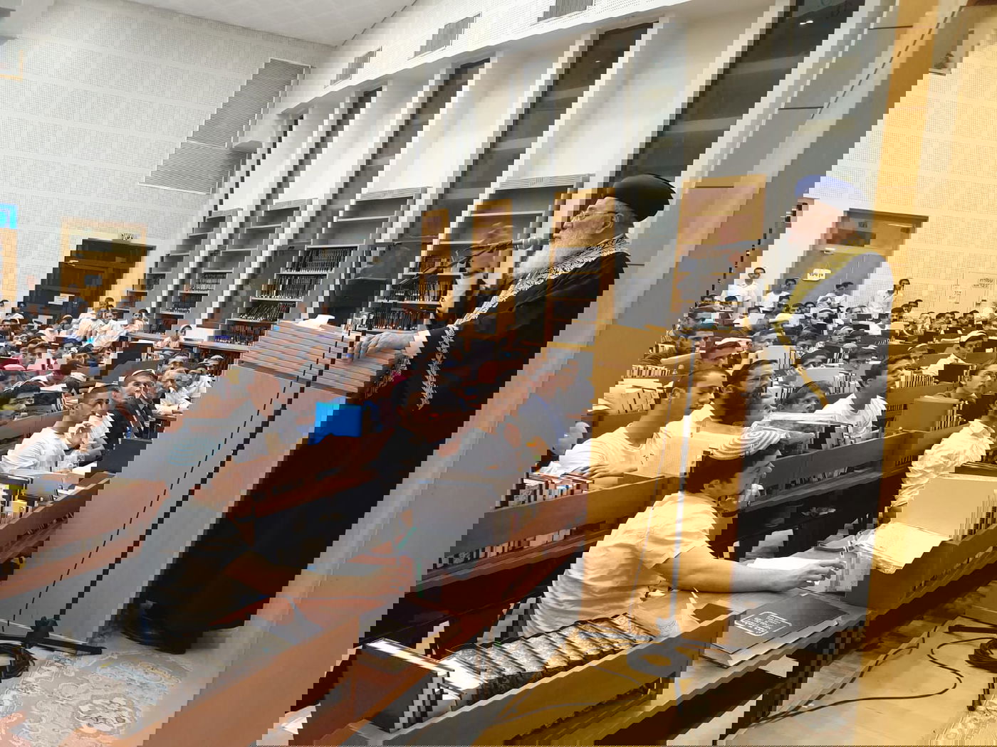 הראשון לציון הגר"ש עמאר חיזק את המכינה של שר החינוך