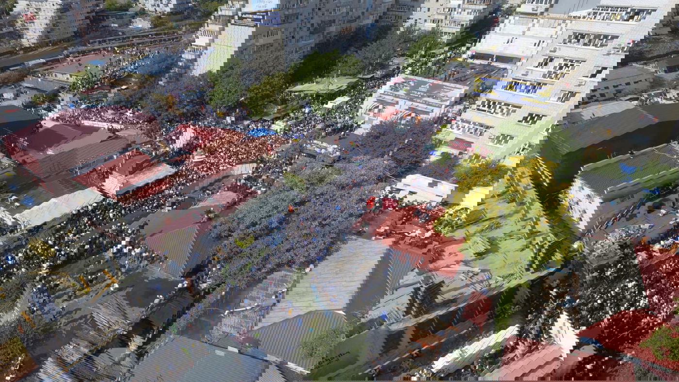 מעמד 'התיקון הכללי' באומן - בתיעוד מהאוויר • צפו