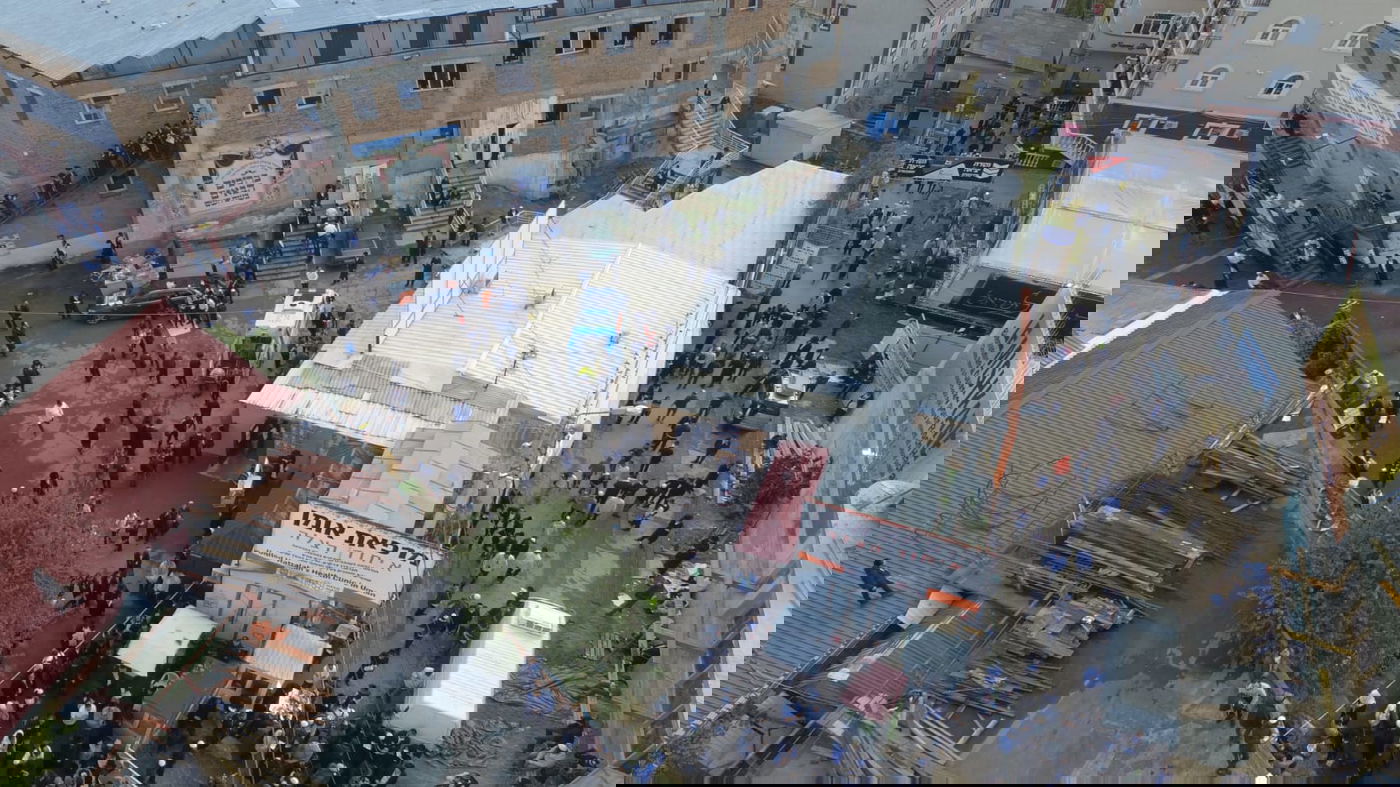 מעמד 'התיקון הכללי' באומן - בתיעוד מהאוויר • צפו