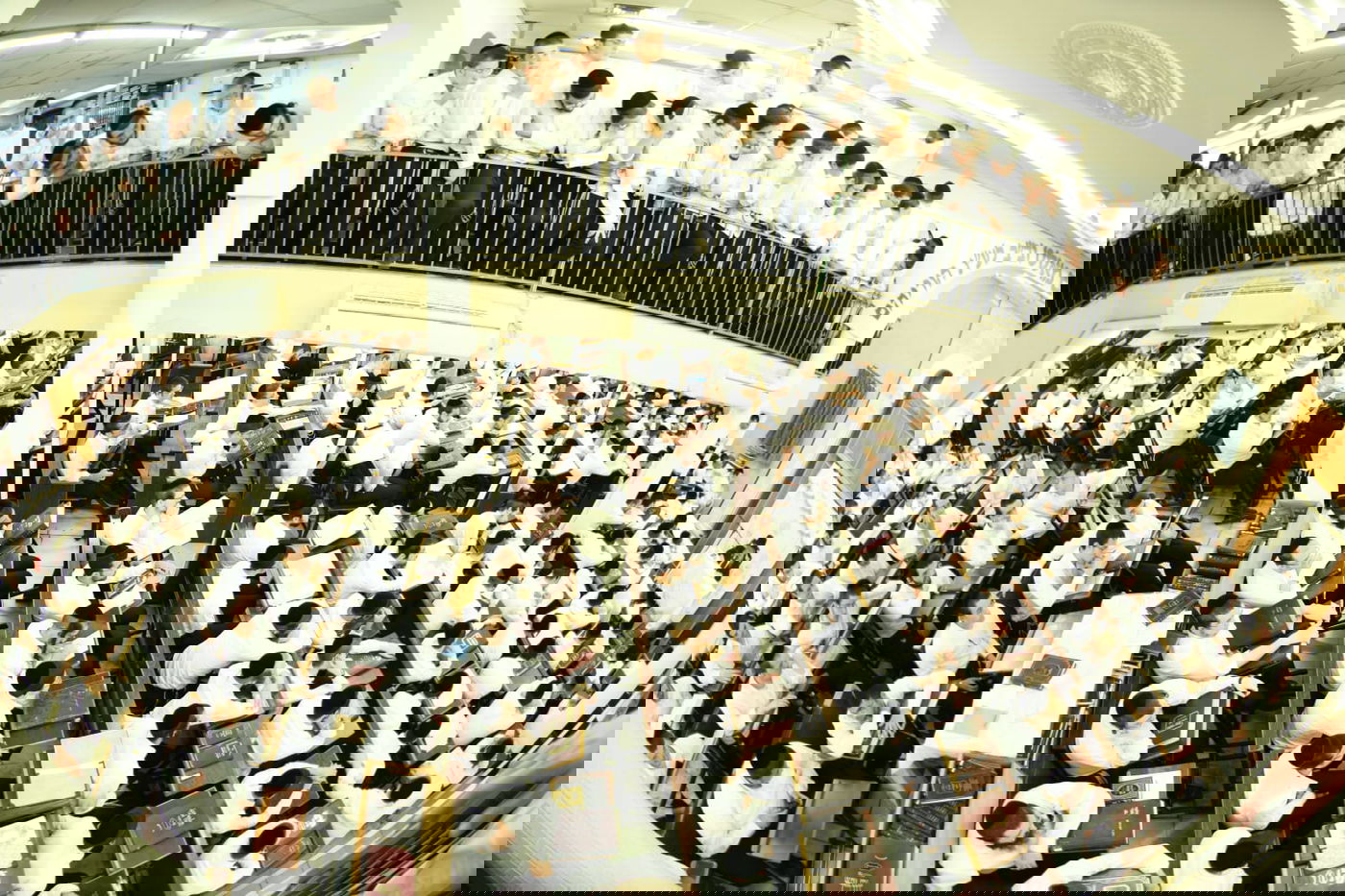 הגרי"ג אדלשטיין חיזק את 'בית מדרש עליון'